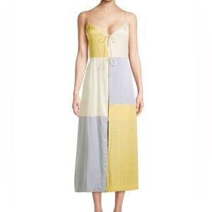 NWT Rebecca Taylor Colorblocked Twill Dress​​​​​​​​​​